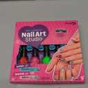 Nail Art Studio for Girls - Birthday Gift - Nail Polish Kit for Kids Ages 7-12 Years Old - Girl Gifts Ideas - Gift Set - Girly Stuff - Polish, Pens, Glitter, Stickers, Gems, Filer - 8 9 10 11 12 Year