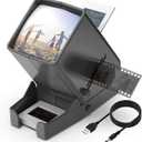 DIGITNOW!35mm Slide and Film Viewer, 3X Magnification LED Lighted Illuminated Viewing,USB Powered/Battery Operation-for 35mm Slides & Positive Film Negatives(4AA Batteries Included)
