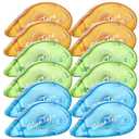 12 Pack Double Sided Tape Roller, Scrapbooking Tape, Permanent Adhesive Tape Dispenser Runner for Crafts and Arts Projects, Photo-Safe (Yellow+green+blue)