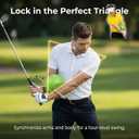 The Connector Golf Training Aid & Arm Band Bundle Precision Swing Trainer for Mechanics, Accuracy & Alignment Golf Swing Band for Arm Connection Perfect for Full Swing, Chipping & Putting