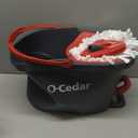 O-Cedar EasyWring Microfiber Spin Mop, Bucket Floor Cleaning System, Red, Gray, Standard