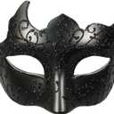 Yimianshou Masquerade Mask for Men Venetian Mardi Gras Masquerade Ball Mask