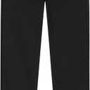 Nautica Slim Boys' Uniform Flat Front Pant, Black, Medium/ 12/ Slim