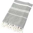 Muka Beach Towels Cotton Blanket for Travel/Camping/Gym/Pool, 39.3" X 70.8"-Gray 4pc