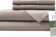 Hotel Sheets Direct 100% Viscose Derived from Bamboo Sheets Full - Cooling Luxury Bed Sheets w Deep Pocket - Silky Soft - Sand