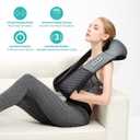 Medcursor Neck Massager, Portable Electric Shiatsu Back Massage Device with Heat, Deep Tissue 3D Kneading Pillow for Muscle Pain Relief, Mothers Day Gift (No Battery)