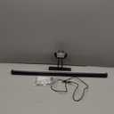 26" Wireless Picture Lights, Rechargeable Battery Art Display Light with Remote Control, Dimmable/Timer Off Dartboard Light, 3 Lighting Modes Full Metal Painting Display Lights(Black-1 Pack)