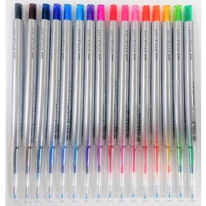 Uni-ball StyleFit Retractable Gel Ink Pen (UMN-139-05), Slim & Stylish Body, 0.5 mm, 16 Color Set