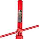 BIG RED Torin Hydraulic Long Ram Jack with Double Piston Pump and Clevis Base (Fits: Garage/Shop Cranes, Engine Hoists, and More): 8Ton (16,000 lb.) Capacity, Red