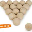 Stanbroil Ceramic Balls - 3 Round Fire Stones for Fire Pit Fire Bowl and Fireplace - Set of 15, Beige