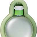 17OZ Portable Foldable Pet Dog Walking Water Bottle, Pet Travel Water Dispenser for Outdoor Walking, Hiking, and Travel Gravity Water Kitten Drinker(Green)