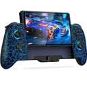 Gammeefy Switch Controller witch Travel Case for Nintendo Switch/OLED, (No Drift, No Deadzone) Hall Effect Joystick Wireless Switch Controller With 9 Lights Color