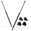 Euplokeer Qty(2) C16-17261 GSNI-3200-60 30in 60lb/267N Universal Gas Strut with Mounting Brackets, ML28-60 Lift Support Shock for RV Camper Outside Kitchen Cabinet Truck Tonneau Cover Basement Door