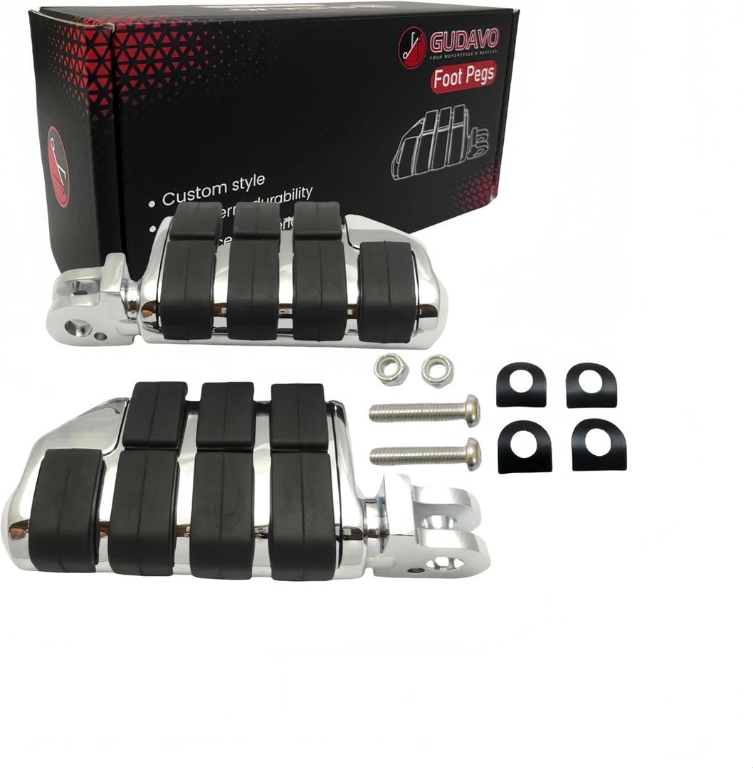 Motorcycle chrome Foot Pegs Compatible with HONDA VF750 MAGNA SHADOW VT1100 SHADOW SPIRIT/SABRE/SABRE FURY/VT 1300 CX VTX1800 C/F use for rear/front Foot Pedal driver/passenger Chrome Motorcycle chrome Foot Pegs Compatible with HONDA VF750 MAGNA SHADOW VT1100 SHADOW SPIRIT/SABRE/SABRE FURY/VT 1300 CX VTX1800 C/F use for rear/front Foot Pedal driver/passenger Chrome