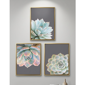 Vintage Meadow Landscape Country Wall Art Framed Canvas Prints Art Decor, Retro Scenery Antique Painting Rustic Spring for Living Room Bedroom Home Bathroom Wall Decoration, 12x16inch, Set of 3