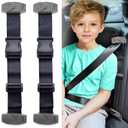 Shoulder Comfort Pad,Relieves Neck Pressure for Adults, Travel Safety Cushion, Lightweight & Breathable (Grey)-2 Pack