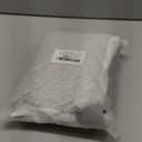 MitoVilla Grey Ombre Shower Curtain, Farmhouse Waves Fabric Shower Curtains for Modern Hotel Bathroom Decor, 3D Geometric Embossed Textured, Waterproof & Wrinkle Resistant, 72 x 72