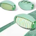 Reusable Lint Roller for Pet Hair Extra Sticky, Portable Home Travel Washable Lint Roller ForestGreen-MediumAquamarine, 2.559in*3.94in