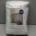 MIULEE White Velvet Curtains 84 inches - Luxury Curtains for Bedroom Living Room Thermal Insulated Super Soft Room Darkening Modern Window Drapes Back Tab Rod Pocket, W52 x L84 inches, 2 Panels