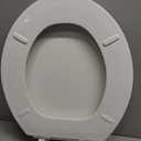 Centoco 1200-001 Round Plastic Toilet Seat, Standard Economy Model, Light Weight Residential, White