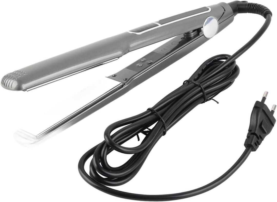 ANGGREK Hair Straightener Multigear Adjustment 480F Ceramic Iron EU Plug, Sealing, Alloy Plate, Tourmaline Ceramics Material, Even Heat Distribution for Silky, Shiny Hair