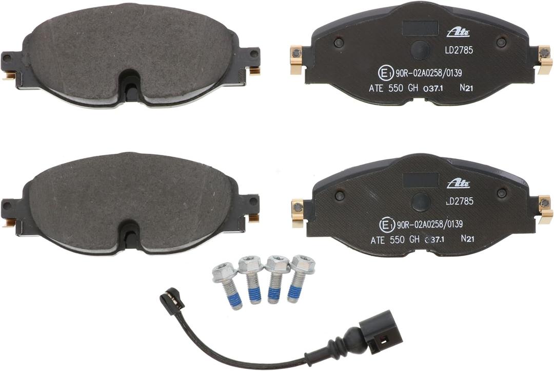 ATE Ceramic Front Disc Brake Pad Set LD2785 for Audi, Volkswagen