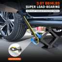 Scissor Jack for Car 3 Ton 6614 LBS, Spare Tire Changing Kit,Portable Tire Jack,Lifting Jack for Car/SUV/MPV
