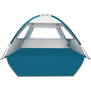 COMMOUDS Beach Tent Sun Shelter for 3 Person, UPF 50+ UV Protection Beach Shade Canopy Tent, Lightweight, Easy Set Up and Carry