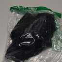 Truform 30-40 mmHg Compression Stockings for Men and Women, Thigh High Length, Dot-Top, Closed Toe, Black, Medium (Medium (1 Pair))