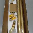 YaFex Curtain Rods 32-84 Inch, Heavy Duty 1 Inch Adjustable Curtain Rod for Windows, Gold Long Window Treatment Rods, Modern Design, Easy Installation