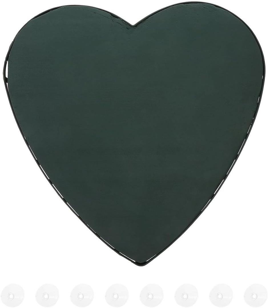 DEARMAMY Floral Foam Block, Large Floral Bricks Green Wet Dry Flower Foam Tray Plant Foam with Suction Cup for Fresh Flower Arrangement Wedding Valentines Day Decorations