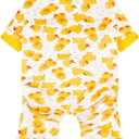 Paiaite Dog Pajamas Onesie: Comfortable Four-Legged Apparel for Small, Medium, & Large Dogs, Polyester Material for Comfort, Wrinkle Resistance, Moisture Wicking, Stretchiness Cartoon Duck M
