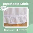 Girls Petticoat Underskirt with 3 Hoops Full Slip Crinoline Skirt