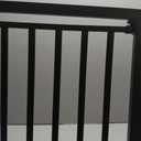 Rgqphantom 41" Tall Safety Pet Gate,Adjustable 29.92"-43.71" Wide,No Drilling Pressure Mount Kit,Auto Close Cat Gate Suitable for Stairs,Doorways (Black, 29.92"-43.71")