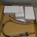 Kingston KS2791ALBS Widespread Kitchen Faucet, Polished Chrome