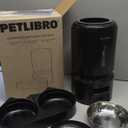 PETLIBRO Automatic Cat Feeder for 2 Cats, 5G&2.4G WiFi Pet Feeders, 5L Programmable Cat Food Dispenser with Airtight Lock-Fresh Technology, Dual Stainless Steel Bowls, Low Food Sensor (Black)