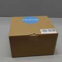 Heaorld Square Shower Drain 6 Inch with Flange, Brushed Gold Reversible 2 in 1 Tile Insert Grate Removable, 304 Stainless Steel Shower Floor Drain Kit, Hair Catcher