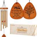 Gifts for Mom, Moms Wind Chimes, Best Gift for Mom, Mother Birthday Gift from Daughter Son, Love Reminder Gifts for Mother's Day Christmas