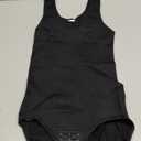 Nebility Womens' Waist Trainer Seamless Round Neck Tummy Control Shapewear Bodysuit (X-Small-Small, Black)