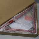 Flag Display Case for Small Flag, 3' x 5' American Flag Shadow Box with HD Tempered Glass and Wall Mount (Not for Burial Flag), Triangle Flag Holder Frame for Folded Flag - Mahogany