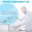 LeciRoba T10W High Capacity Remanufactured Ink Cartridge Replacement for T10W100 T10W200 T10W300 T10W400 T10W Ink Cartridge Set for Pro WF-C5390 WF-C5890 Color Printer Ink (B/C/Y/M, 4-Pack)