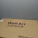 Large 3D Textured Framed Blue and White Abstract Wall Art for Living Room, 3 Piece Modern Artwork for Walls, Minimalist Navy Blue Geometric Paintings for Hallway, Stair, Office Wall Decor 24x36 In