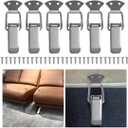 6 Pack Sectional Couch Connector with Screws,Sectional Sofa Connector BracketSofa ClipsSectional Furniture Connectors