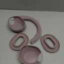 3 Set Case Cover for Sony WH-1000XM5 Headphones,Embody Ear Pad Cover/Headband Cover/Ear Cover Soft Silicone Headphones AccessoriesRose Grey