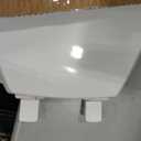 Mayfair Cassel Slow Close Toilet Seat, Easy Clean, Non Slip Premium Wood Seat, Easy Install, Made in USA, Round, White