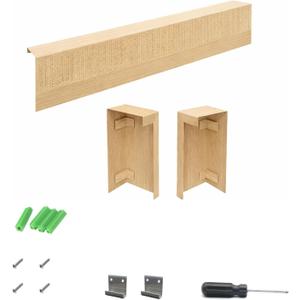 36 Inch Baseboard Heater Cover, Galvanized Steel, Teak Finish