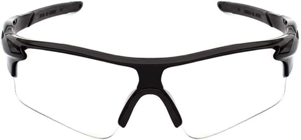 Outdoor Sports Athlete's Sunglasses for Cycling Fishing Golf,100% UV Protection (Clear)
