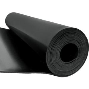 Nisorpa Neoprene Rubber Sheet Rolls, 3.3x6.6 ft 1/8'' Thick Solid Rubber Sheet Silicone Rubber Roll Insulated Rubber Roll Heatproof Oil Resistance for DIY Gasket/Material Sealing/Garage Floor Mat
