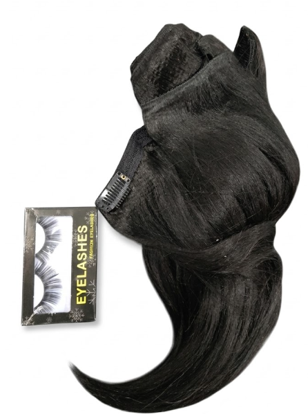Keira Human Hair Extensions Shoulder Length 12" Full Head Set, Natural Colors