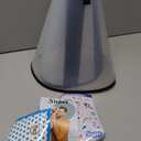 Supet Dog Cone Collar Adjustable After Surgery, Comfortable Pet Recovery Collar & Cone for Large Medium Small Dogs, Elizabethan Dog Neck Collar Plastic Practical L (L(Neck: 14.0~17.5"), White)